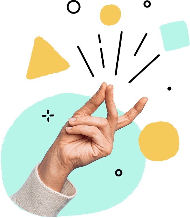 Hand snapping fingers